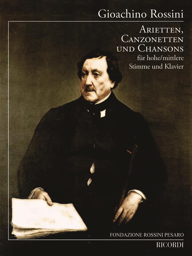 Arietten, Canzonetten und Chansons - für hohe-mittlere Stimme und Klavier - zpěv a klavír